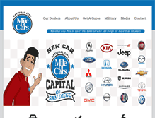 Tablet Screenshot of mileofcars.com